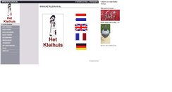 Desktop Screenshot of hetkleihuis.nl